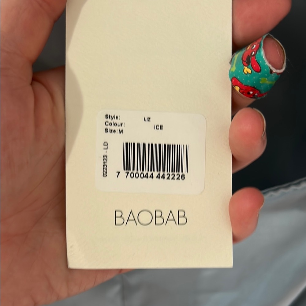 Baobab Collection LIZ Dress in Ice Ruched Asymmetrical Cocktail Gown NWT - Picture 4 of 10